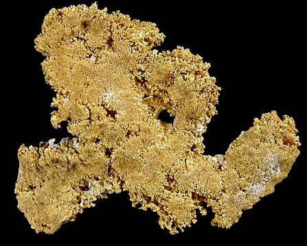 Gold from Mystic Mine, north of Sun City, Maricopa County, Arizona