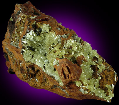 Adamite from Mina Ojuela, Mapimi, Durango, Mexico