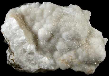 Natrolite with Calcite from Bear Creek Quarry, Drain, Douglas County, Oregon