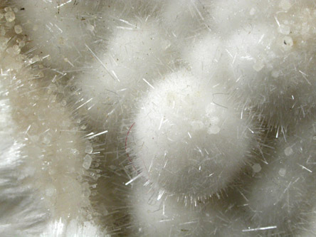 Natrolite with Calcite from Bear Creek Quarry, Drain, Douglas County, Oregon