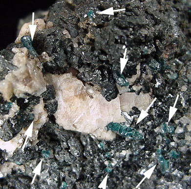 Fluorapatite var. Moroxite from Arendal, Aust-Agder, Norway