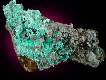 Aurichalcite from Blanchard Mine, Hansonburg District, 8.5 km south of Bingham, Socorro County, New Mexico