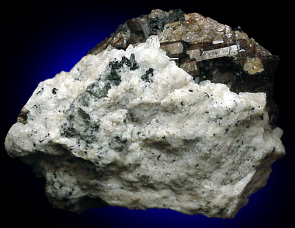 Vesuvianite from Mount Vesuvius, Napoli, Campania, Italy (Type Locality for Vesuvianite)
