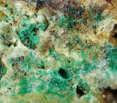 Tsumebite from Upper Mex-Tex Mine, Hansonburg District, 8.5 km south of Bingham, Socorro County, New Mexico