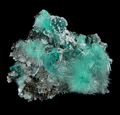 Aurichalcite from 79 Mine, Banner District, near Hayden, Gila County, Arizona