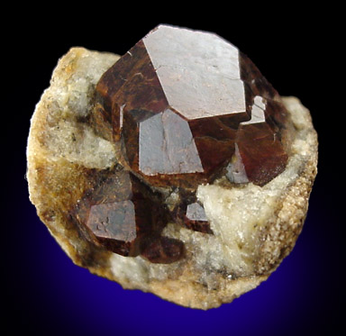 Almandine Garnet from Serrote Redondo, near Pedra Lavrada, Paraba, Brazil