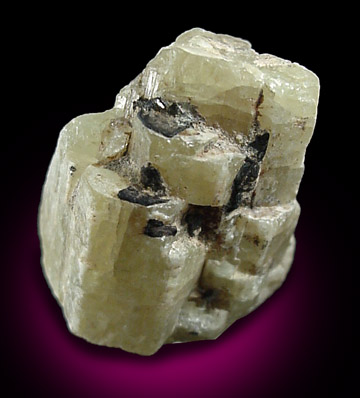 Fluorapatite var. Saamite (REE-Sr-Apatite) from Lovozero Massif, Kola Peninsula, Murmanskaja Oblast', Northern Region, Russia