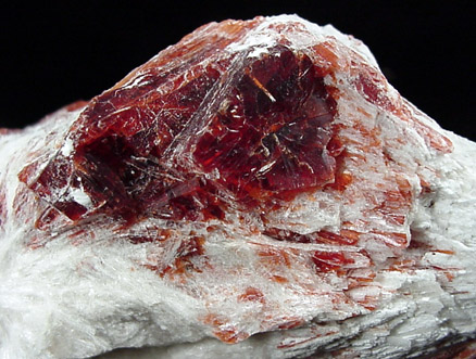 Villiaumite and Natrolite from Lovozero Massif, Kola Peninsula, Murmanskaja Oblast', Northern Region, Russia