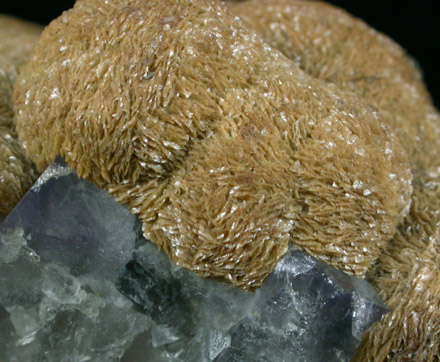 Siderite on Fluorite from Weardale, County Durham, England