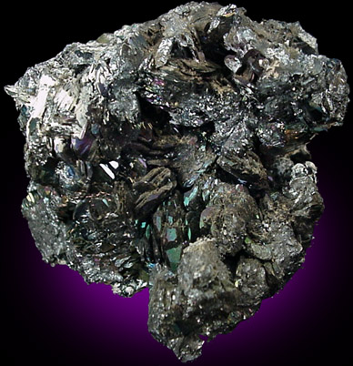 Hematite (iridescent) from Rio Marina, Isola d'Elba, Tuscan Archipelago, Livorno, Italy