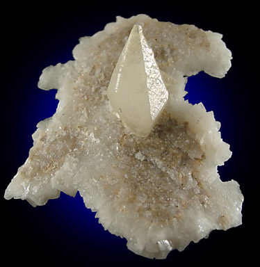 Calcite on Dolomite from Mina La Cuerre, Rionansa, La Florida, Sierra de Arnero, Cantabria, Spain