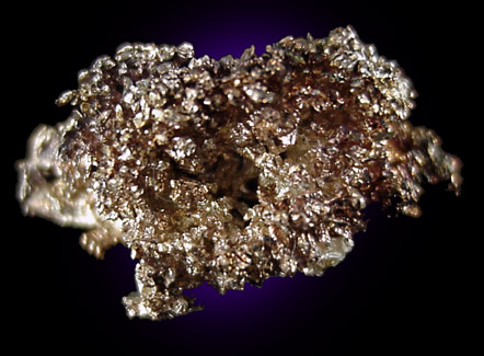 Silver (arborescent crystals) from Andres del Rio District, Batopilas, Chihuahua, Mexico