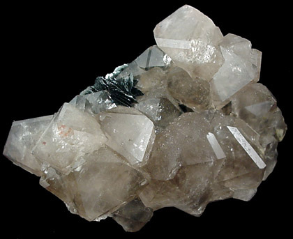 Hematite on Smoky Quartz from Beckermet Mine, Egremont, Cumbria, England