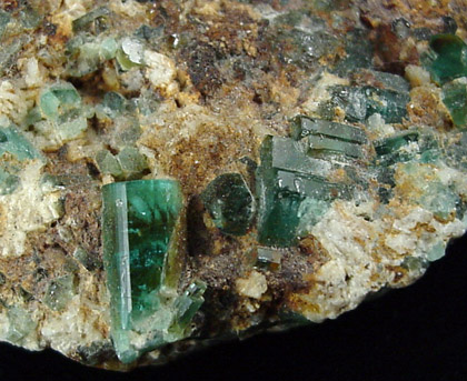 Beryl var. Emerald from Muzo Mine, Chivor, Colombia