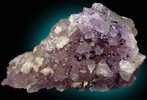 Fluorite with Calcite from Cave-in-Rock District, Hardin County, Illinois