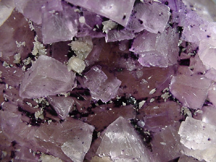 Fluorite with Calcite from Cave-in-Rock District, Hardin County, Illinois