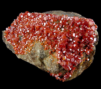 Vanadinite from North Geronimo Mine, La Paz County, Arizona