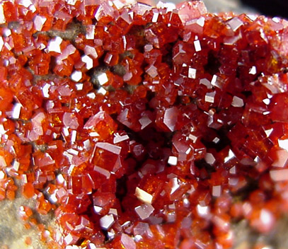 Vanadinite from North Geronimo Mine, La Paz County, Arizona