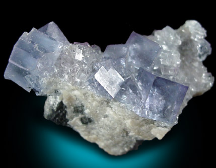 Fluorite and Galena from Hansonburg District, 8.5 km south of Bingham, Socorro County, New Mexico