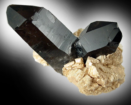 Quartz var. Smoky from Crystal Park, El Paso County, Colorado