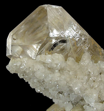 Danburite and Calcite from San Sebastion Mine, Charcas, San Luis Potosi, Mexico