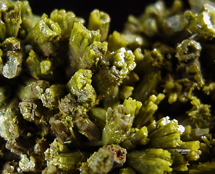 Pyromorphite from Wheatley Mine, Phoenixville, Chester County, Pennsylvania