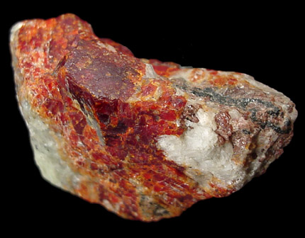 Zincite from Sterling Mine, Ogdensburg, Sterling Hill, Sussex County, New Jersey (Type Locality for Zincite)