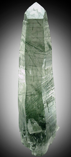 Quartz with Actinolite from Alchuri, Shigar Valley, Skardu District, Baltistan, Gilgit-Baltistan, Pakistan