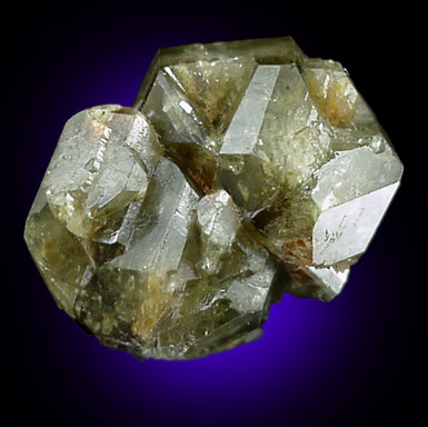 Chrysoberyl (sixling twins) from Vila Pancas, Esprito Santo, Brazil