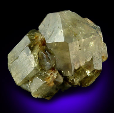 Chrysoberyl (sixling twins) from Vila Pancas, Esprito Santo, Brazil