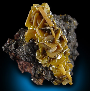 Wulfenite from Glove Mine, Santa Rita Mountains, Santa Cruz County, Arizona