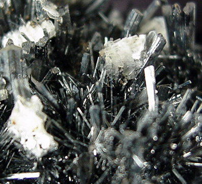 Stibnite with Barite from Baia Sprie (Felsbnya), Maramures, Romania