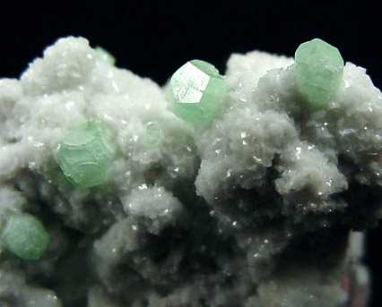 Smithsonite (rare pseudo-dodecahedral crystals) from Tsumeb Mine, Otavi-Bergland District, Oshikoto, Namibia