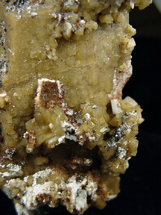 Siderite with Albite from Mont Saint-Hilaire, Qubec, Canada