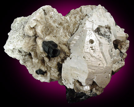 Quartz, Schorl, Albite from Pech, Kunar, Afghanistan