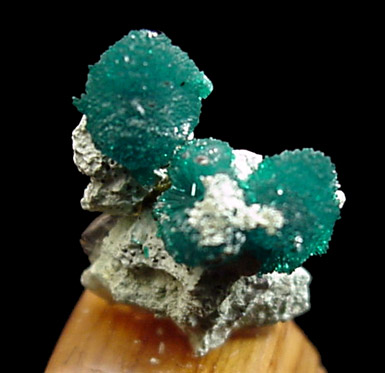 Dioptase from Bisbee, Warren District, Cochise County, Arizona