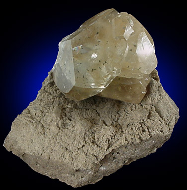 Calcite with Pyrite inclusions from North Vernon, Jennings County, Indiana