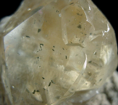 Calcite with Pyrite inclusions from North Vernon, Jennings County, Indiana