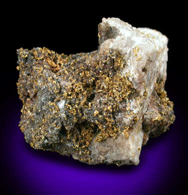 Gold in Quartz from Mystic Mine, north of Sun City, Maricopa County, Arizona