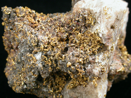 Gold in Quartz from Mystic Mine, north of Sun City, Maricopa County, Arizona