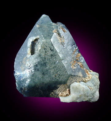 Benitoite from Benitoite Gem Mine, San Benito County, California (Type Locality for Benitoite)