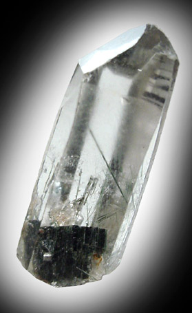 Quartz with Actinolite inclusions. from Uganda