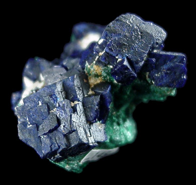 Azurite with Malachite from Bisbee, Warren District, Cochise County, Arizona