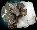 Cryolite with Siderite from Ivigtut, Arsuk Firth (Arsukfjord), Kitaa Province, Greenland (Type Locality for Cryolite)