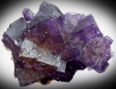 Fluorite with Pyrite from Denton Mine, Harris Creek District, Hardin County, Illinois