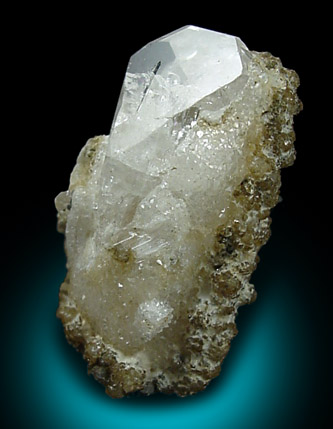 Danburite with Quartz from San Sebastian Mine, Charcas, San Luis Potosi, Mexico