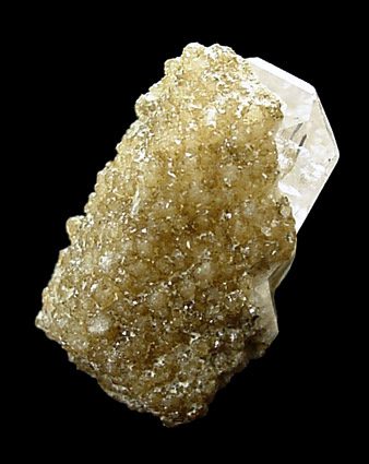Danburite with Quartz from San Sebastian Mine, Charcas, San Luis Potosi, Mexico