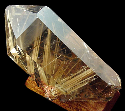 Quartz with Hematite and Rutile inclusions from Minas Gerais, Brazil