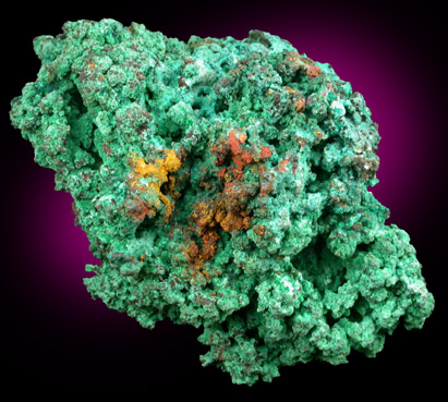 Copper with Malachite from Bisbee, Warren District, Cochise County, Arizona