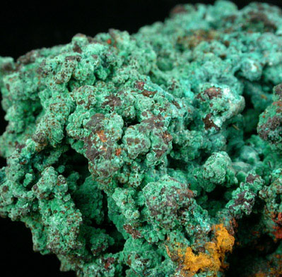 Copper with Malachite from Bisbee, Warren District, Cochise County, Arizona